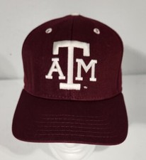 ATM Texas University Vintage Pro Line Baseball Hat Cap Snapback Made In Usa