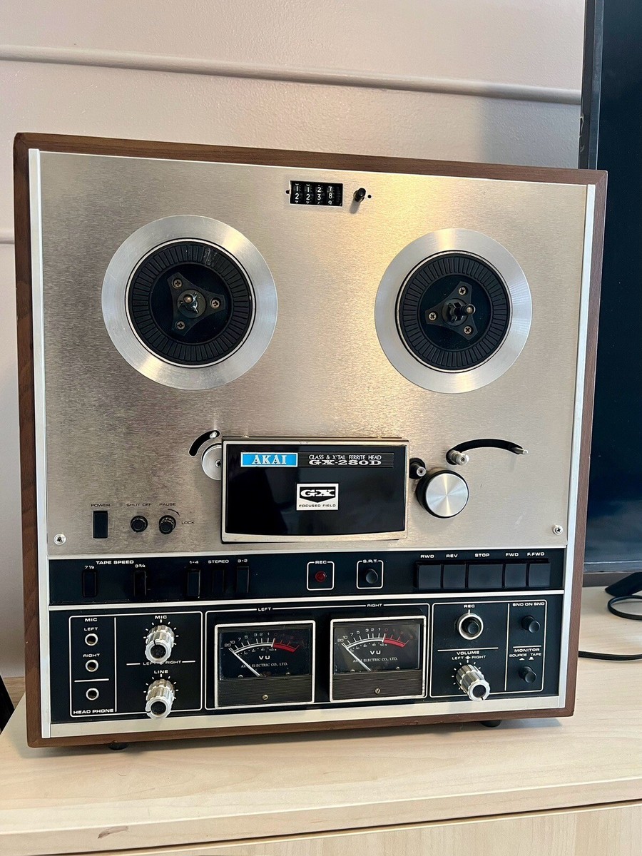 AKAI GX-280D 3-HEAD 3-MOTOR REEL TO REEL TAPE DECK/RECORDER AKAI GX-280D 3-HEAD 3-MOTOR REEL TO REEL TAPE DECK/RECORDER