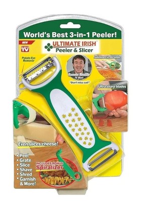 ULTIMATE IRISH PEELER World's Best Peeler 3-in-1, by Spark Innovation