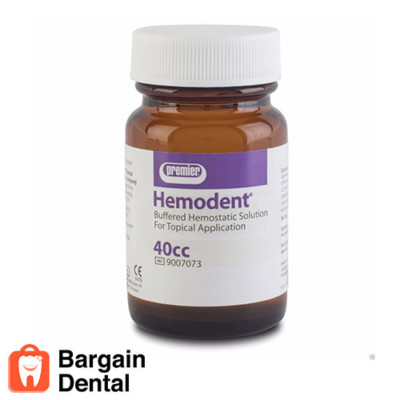 Premier Hemodent Buffered Hemostatic Solution Topical Application 40cc