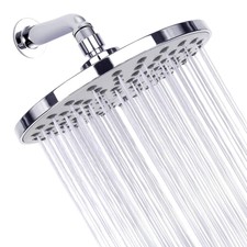 Rain Shower Heads High Flow Stainless Steel Rainfall Shower Head 8 Inch