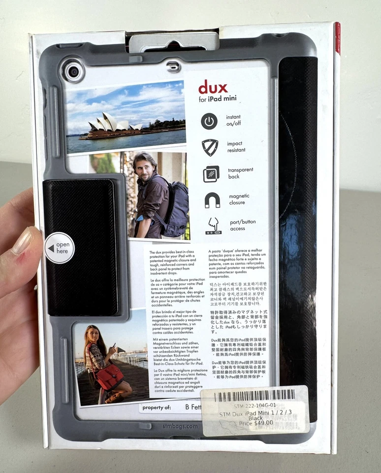 stm bags dux case for ipad mini 2 & 3 (2nd Generation) BLACK - Image 2 of 4