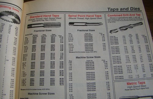 1989 Northwest Cutting Tools Machinist's Catalog Seattle 84pgs nachine shop - Picture 6 of 6