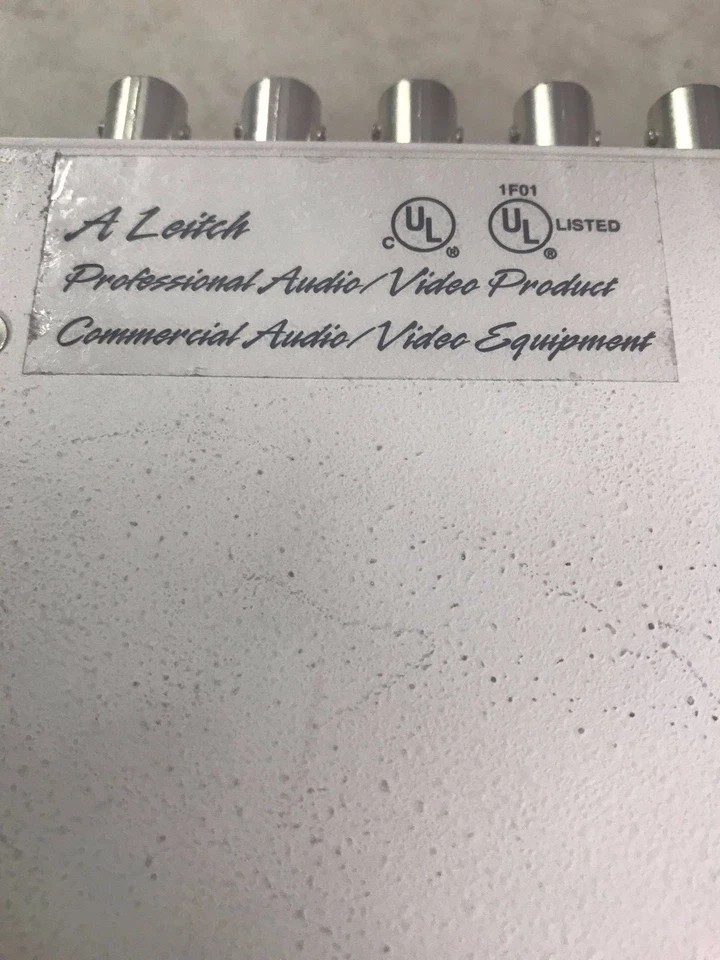 Leitch Xpress 12x1 Routing Switcher, Video/audio, Analog XPR-12va2 - Image 4 of 4