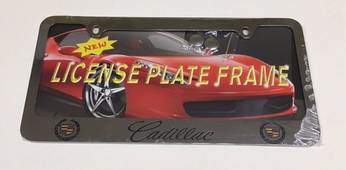 Cadillac Logo License Plate Frame Stainless Steel with Laser Engraved Car Auto - Picture 5 of 5