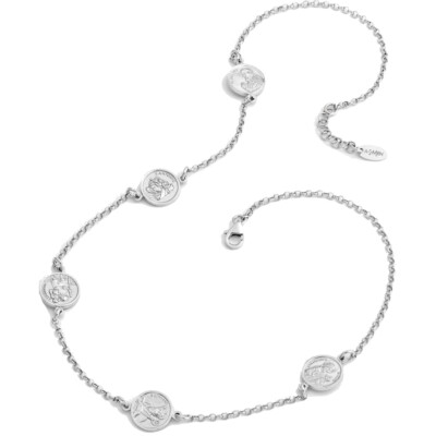 AMEN COSAM2 HALSKETTE HERREN DAMEN HEILIGE SILBER 42 cm LISTE 49  UNTERPREIS
