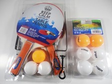 Liveup Sports Table Tennis Net Set 2 Wooden Racket Paddle Bats 9 Ping Pong Balls