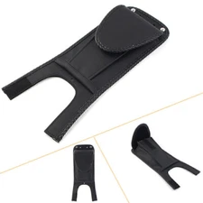 1x Black Tank Bib W/ Pouch for Harley Softail Fat Boy FXST FXSTB FLST