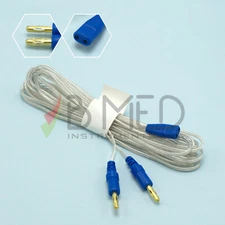 Disposable US Bipolar Forceps Cable For Reusable Electrosurgical Forceps 12 Feet