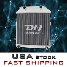 3 Row Alu Radiator For 1939-1941 Ford Standard Mercury Flat Head Deluxe 2.2l V8