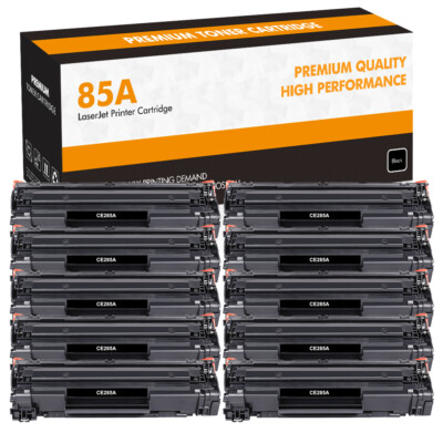 10PK CE285A 85A Toner Cartridge for HP LaserJet P1102W M1217nfw P1102 P1109