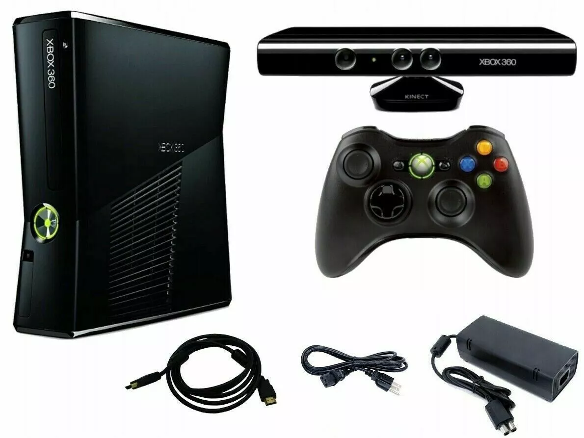 Xbox 360 Super Slim + Kinect par vender agora - Videogames