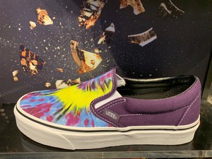 slip on vans purple