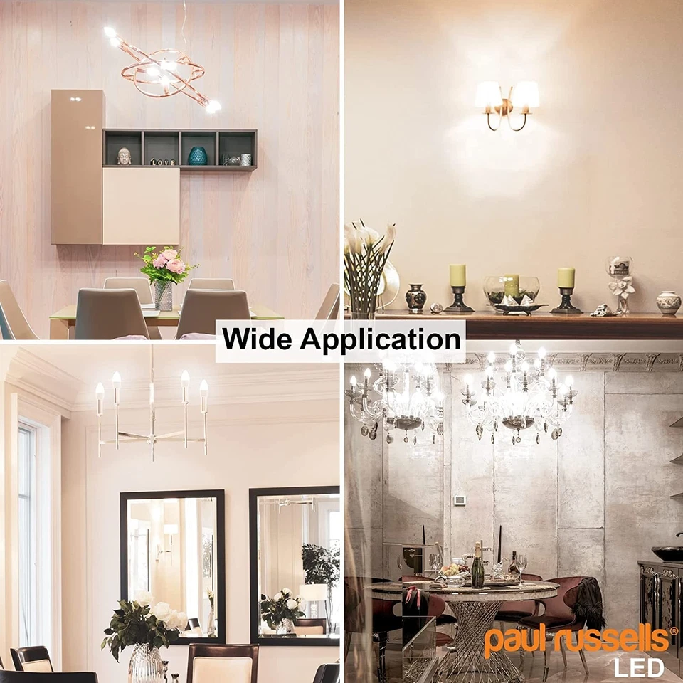 paul russells LED Light Bulbs Edison Screw E27, 40w Incandescent Bulb Equivalent - Image 4 of 4