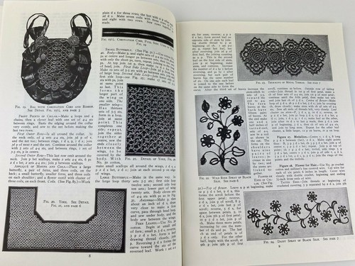 Tatting Patterns Julia E. Sanders Doily Tavolo Sciarpa Borse Dover Serie Ago - Foto 5 di 12