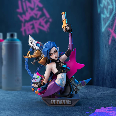 Genuine League of Legends: Arcane Series Figures 4.72-5.51inches