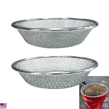 2-Pack Gardening Soil Sifter Set - Rock & Dirt Sifters for 5-Gallon Buckets