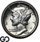 1928 Mercury Dime, Choice BU++