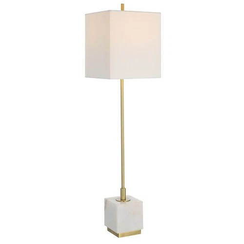 Uttermost 30156-1 Escort 37" Tall Floor Lamp - Brass - Picture 1 of 7