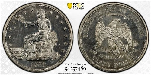 1876-S Trade Dollar PCGS AU Details