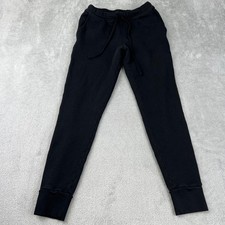 NEW Frank & Eileen XS 100% Cotton Black Jogger Sweatpants Made in USA
