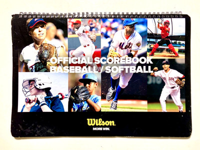 Wilson Official Scorebook For Baseball And Softball