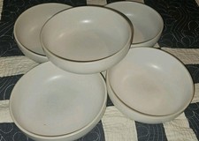 Wedgwood Vera Wang Naturals Chalk 7” Soup Bowls Set Of 5
