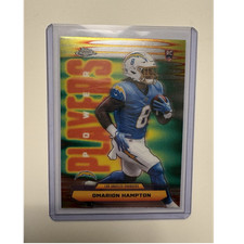 Topps 2025 Chrome Omarion Hampton Power Players #PP-17 Chargers RC Insert