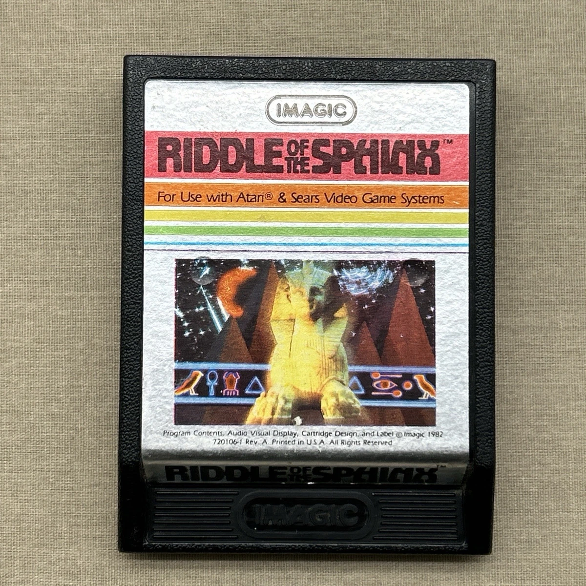 Adventure Sur Atari 2600 - Édition Originale 1980 - Boîte Et Notice Complète