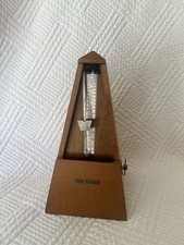 Vintage Seth Thomas Metronome De Maelzel Wood Music Timer 10   Works 