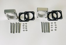 Dual Throttle Body Spacer For 2008-2013 Infiniti G37 3.7l Fx35 G35 Nissan 3.5l