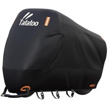 Motorcycle Cover Waterproof Outdoor, 300D Heavy Duty, UV  XXL - 96.5" Black