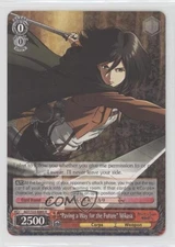 2015 Weiss Schwarz CCG: Attack on Titan Paving a Way for the Future Mikasa