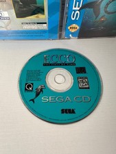 ECCO THE DOLPHIN 2: THE TIDES OF TIME FOR SEGA CD COMPLETE & TESTED W/ REG. CARD