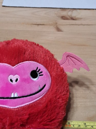 MTY Intl. Herz Monster Valentinstag Plüsch 2024 7 Zoll Stofftier Rot Rosa - Bild 3 von 7