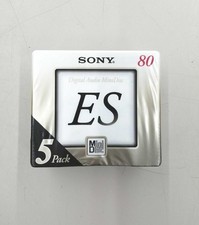 Sony Factory Sealed MD Disc 5pack 5mdw80m Used