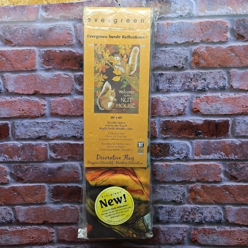 NIP, Evergreen, 29"x43", Decorative House Flags, Thanksgiving - Image 2 of 4