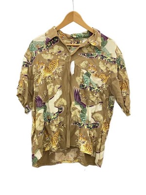 SUN SURF open collar Shirts beige Used