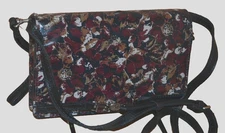 PATRICIA NASH APRICALE LEATHER  SCARLET BLOOM CROSSBODY