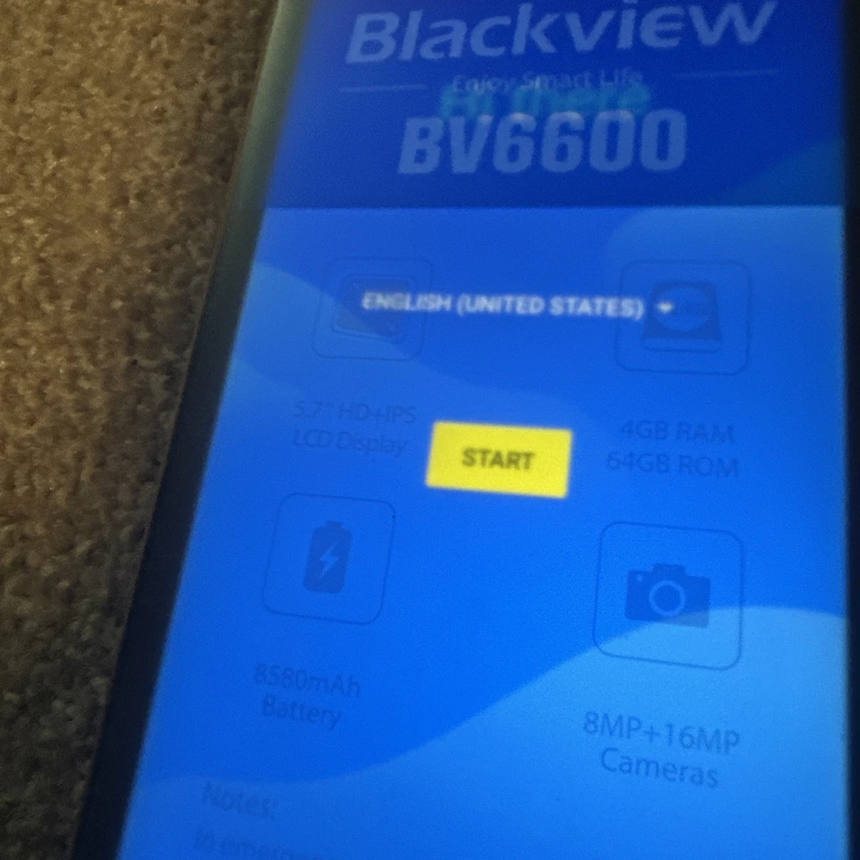 Blackview BV6600 Rugged Smartphone 8580mAh 4GB64GB  - Image 2 of 4
