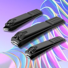 Nail Clipper Set, Sharp Stainless Steel Clippers For Men, Thick Nails Grooming