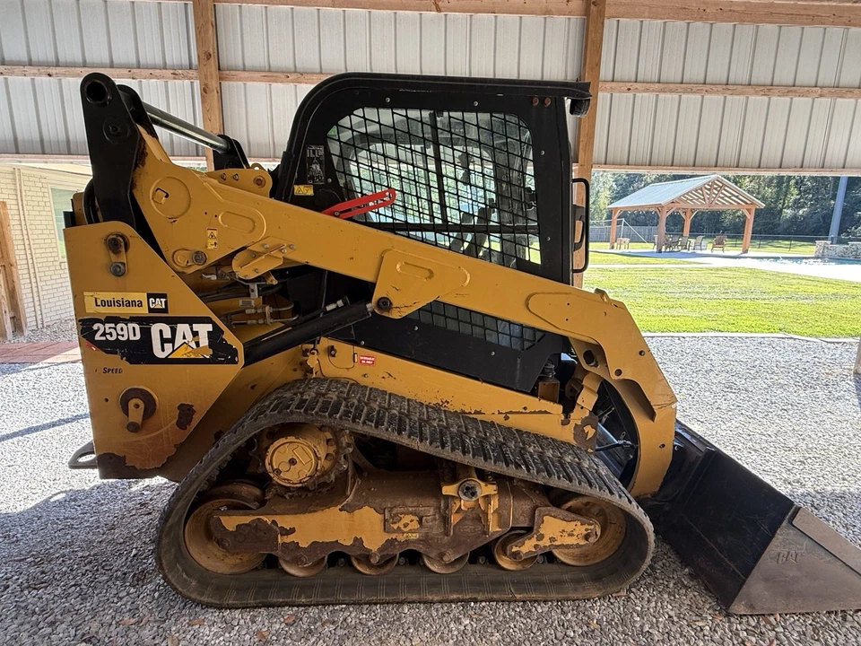 2017 Caterpillar 259D Enclosed Cab Compact Track Skid Steer Loader 74Hp Used - Image 4 of 4