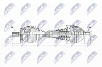 NTY Antriebswelle NPW-VV-047 FüR Volvo XC90 1 275 AWD