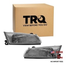 2 Piece Headlight Assembly Set Driver Passenger Side Compatible HLA87236