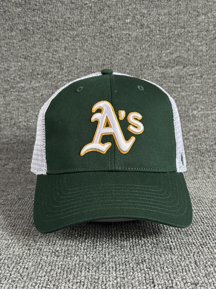 '47 Brand Oakland Athletics MLB Trucker Snapback Hat Green White A's L