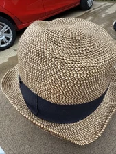 One Size Fits All Made Of 100% Paper Brown Hat