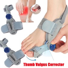 2Pcs Big Toe Bunion Corrector Splint Straightener Foot Pain Relief Hallux Valgus