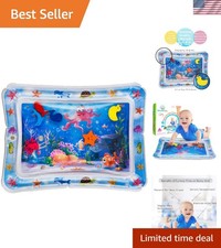 Inflatable Water Play Mat for Tummy Time - Baby Development Fun