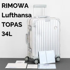 Rimowa Lufthansa Topaz 34L Carry-On 4-Wheel Tsa Lock Aluminum