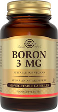 Solgar Boron 3mg Vegetable Capsules 100 Count | Vegan Gluten Free Supplement